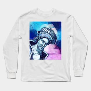 Dionysius of Halicarnassus Portrait | Dionysius of Halicarnassus Artwork 13 Long Sleeve T-Shirt